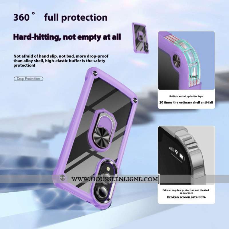 Coque Samsung Galaxy S25 Edge Robuste avec Support Mains Libres