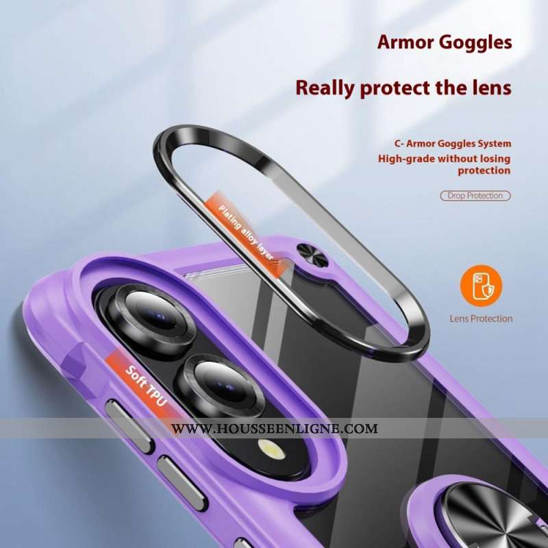 Coque Samsung Galaxy S25 Edge Robuste avec Support Mains Libres