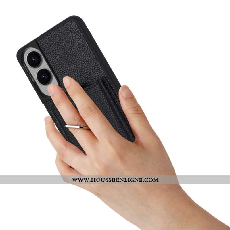 Coque Samsung Galaxy S25 Edge Support-Anneau et Porte-cartes