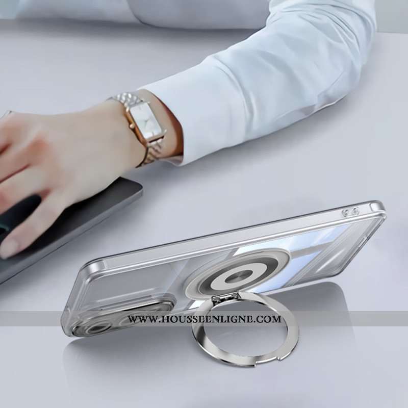 Coque Samsung Galaxy S25 Edge Support Rotatif et Protection d'Objectif