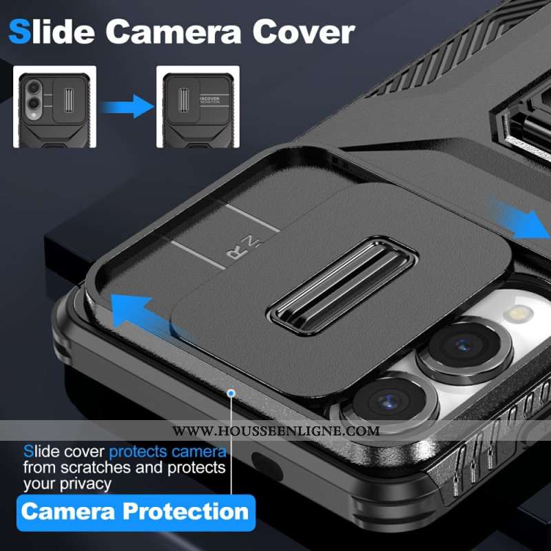 Coque Samsung Galaxy S25 Edge Support et Protection Caméra