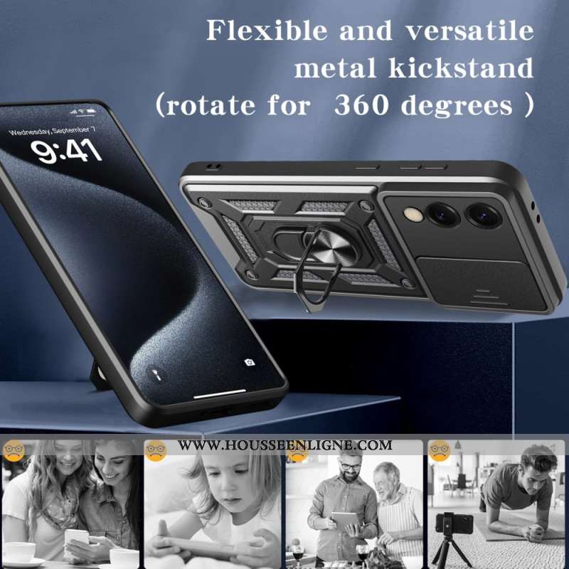 Coque Samsung Galaxy S25 Edge Support et Protection de Caméra