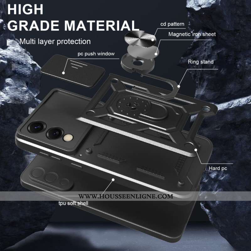 Coque Samsung Galaxy S25 Edge Support et Protection de Caméra