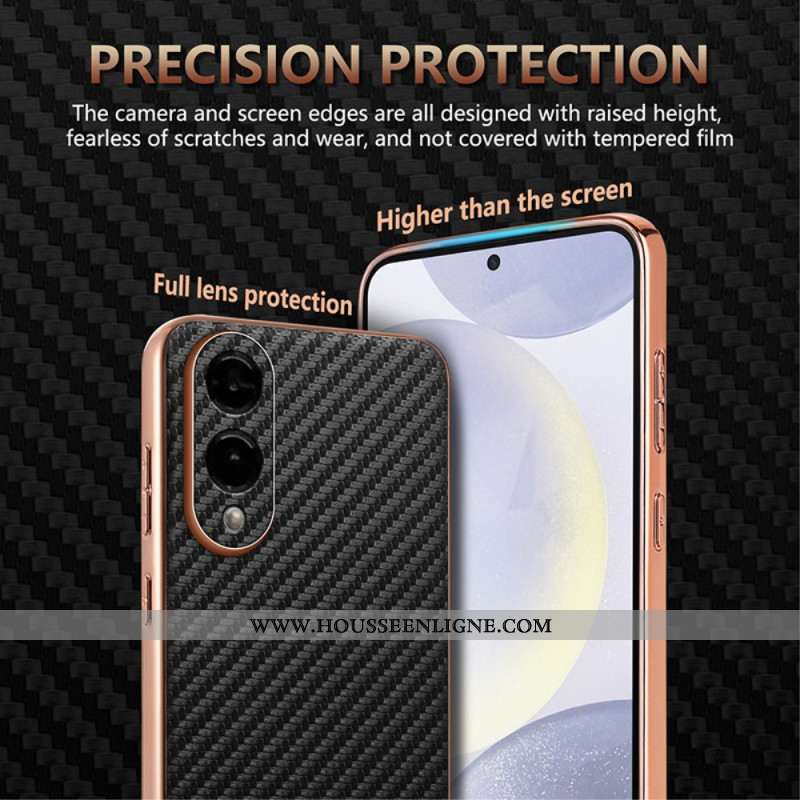 Coque Samsung Galaxy S25 Edge Texture Fibre Carbone AZNS