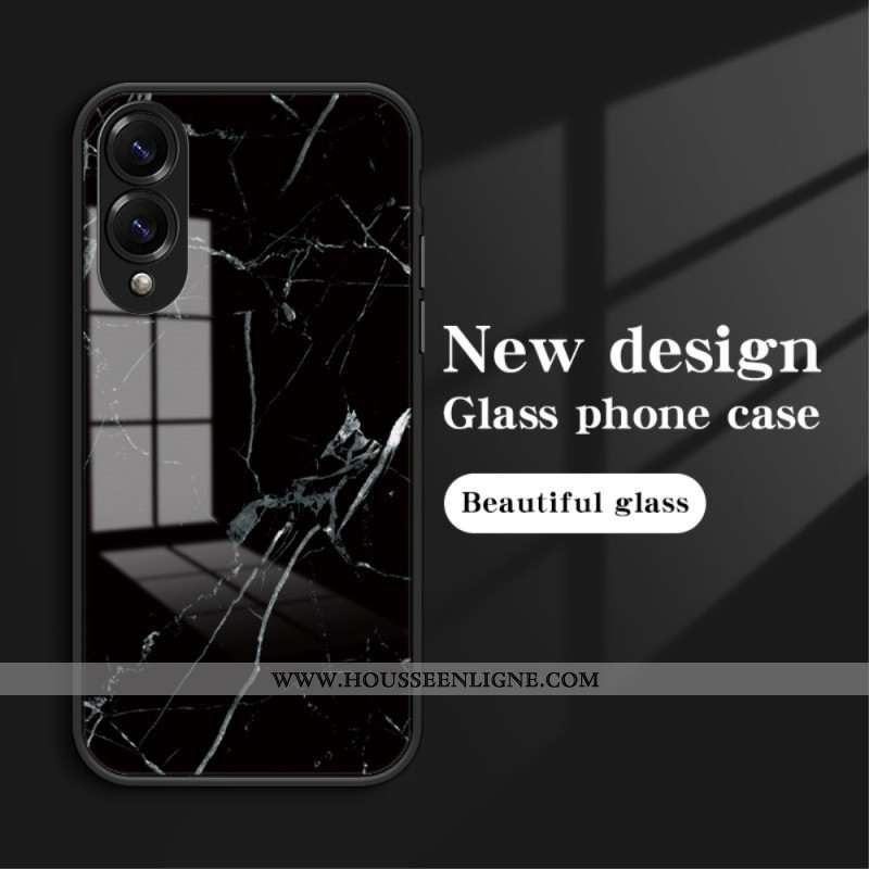 Coque Samsung Galaxy S25 Edge Verre Trempé Marbre