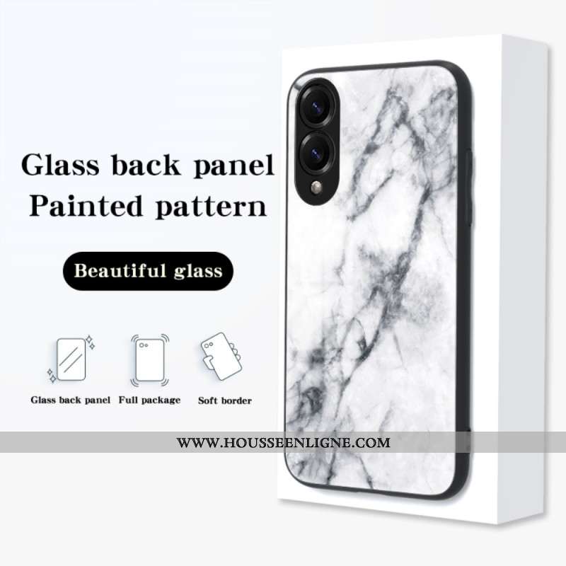 Coque Samsung Galaxy S25 Edge Verre Trempé Marbre