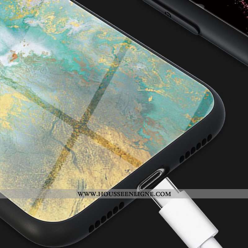 Coque Samsung Galaxy S25 Edge Verre Trempé Marbre