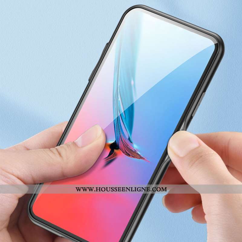 Coque Samsung Galaxy S25 Edge Verre Trempé Motif Floral