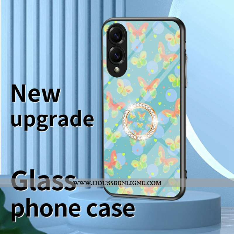 Coque Samsung Galaxy S25 Edge Verre Trempé Papillons