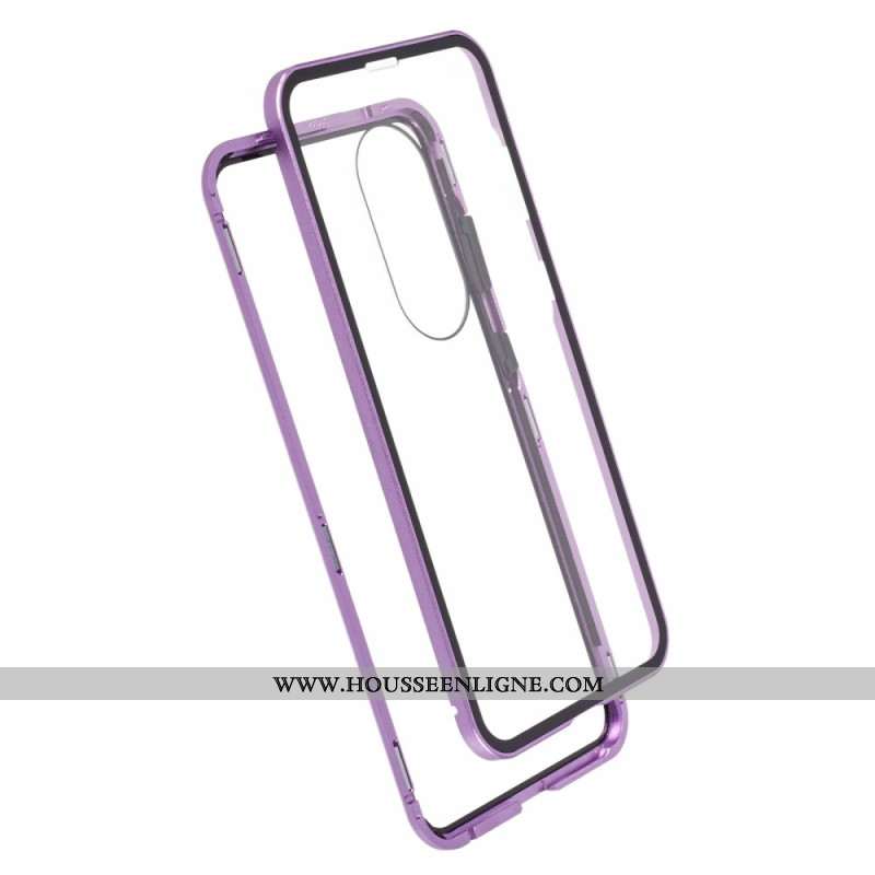 Coque Samsung Galaxy S25 Edge Verre Trempé et Cadre Magnétique