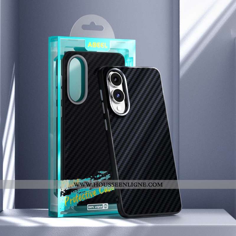 Coque Samsung Galaxy S25 Edge compatible MagSafe Fibre Carbone ABEEL