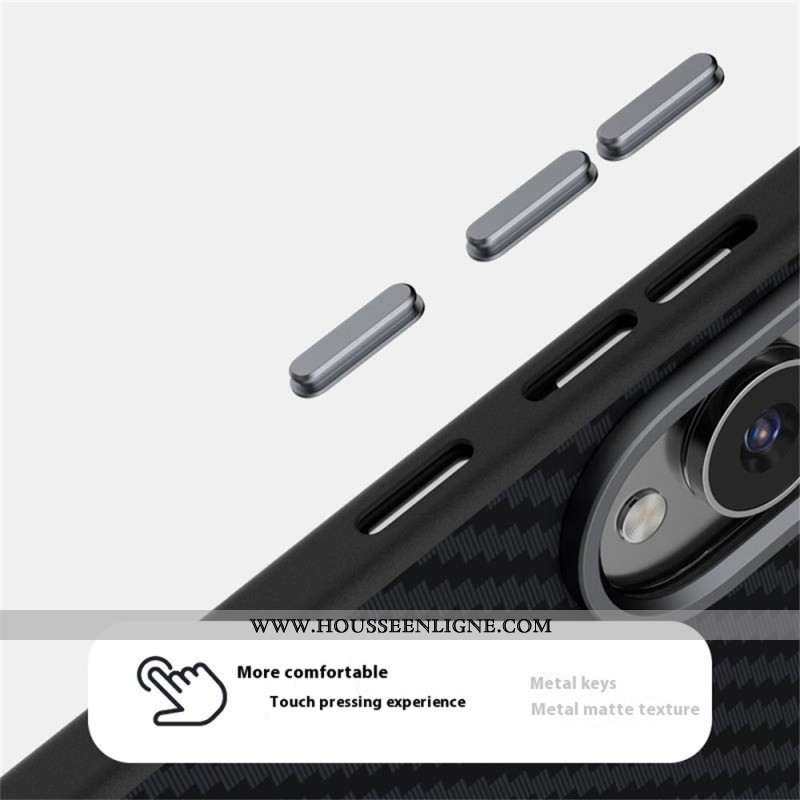 Coque Samsung Galaxy S25 Edge compatible MagSafe Fibre Carbone ABEEL