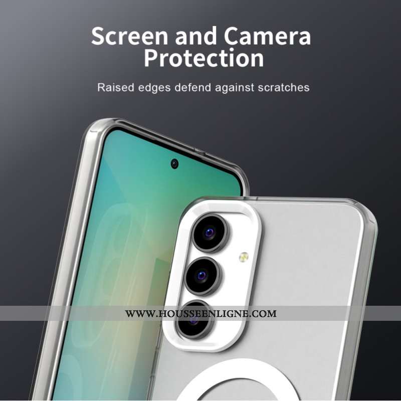 Coque Samsung Galaxy S25 FE Compatible MagSafe Anti-Chute