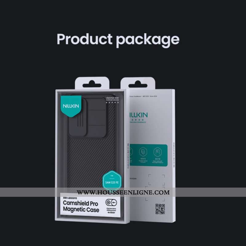 Coque Samsung Galaxy S25 FE Compatible MagSafe Camshield Pro NILLKIN