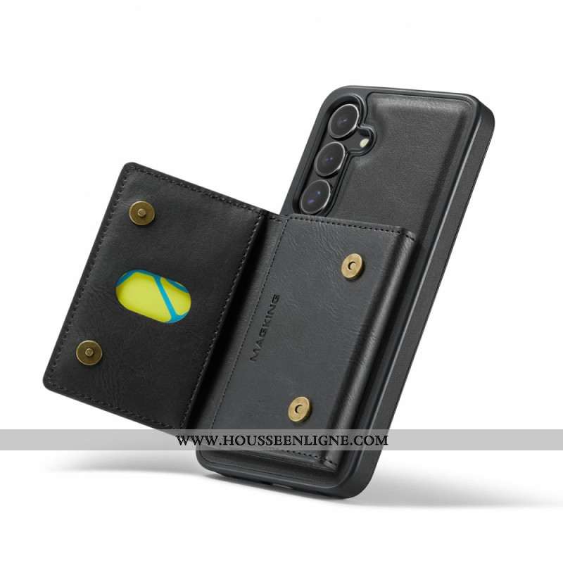 Coque Samsung Galaxy S25 FE Compatible MagSafe Portefeuille Détachable MAGKING