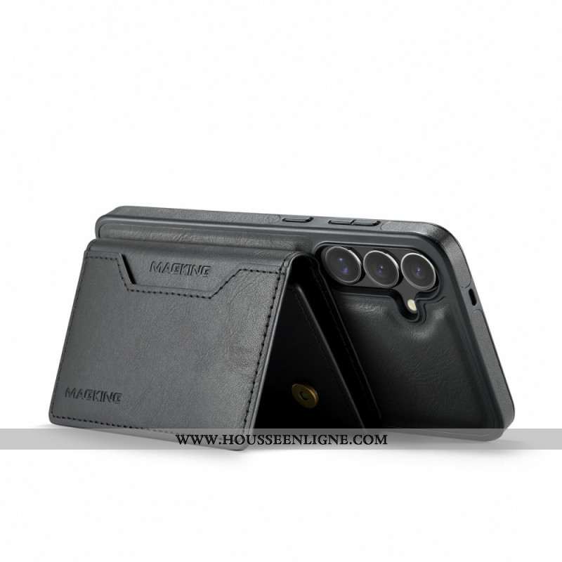 Coque Samsung Galaxy S25 FE Compatible MagSafe Portefeuille Détachable MAGKING