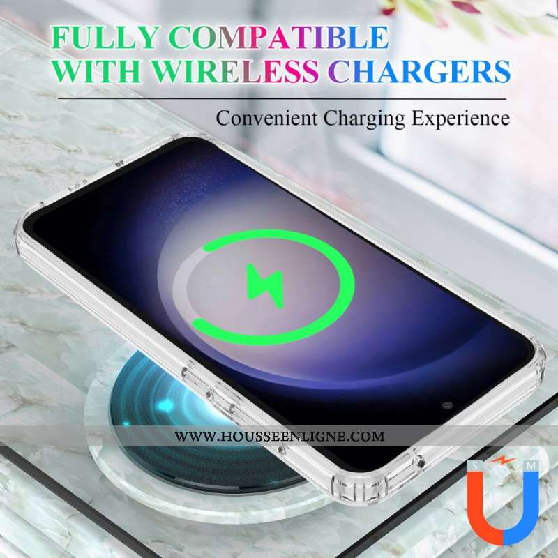 Coque Samsung Galaxy S25 FE Compatible MagSafe Transparente