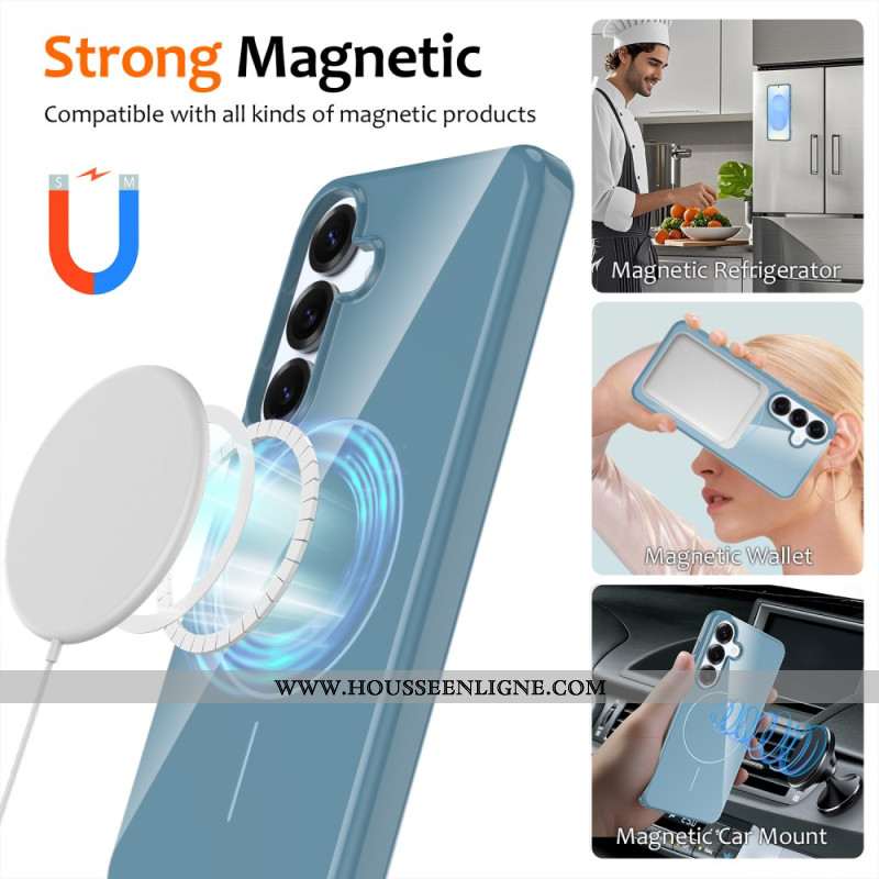 Coque Samsung Galaxy S25 FE Compatible MagSafe avec Dragonne