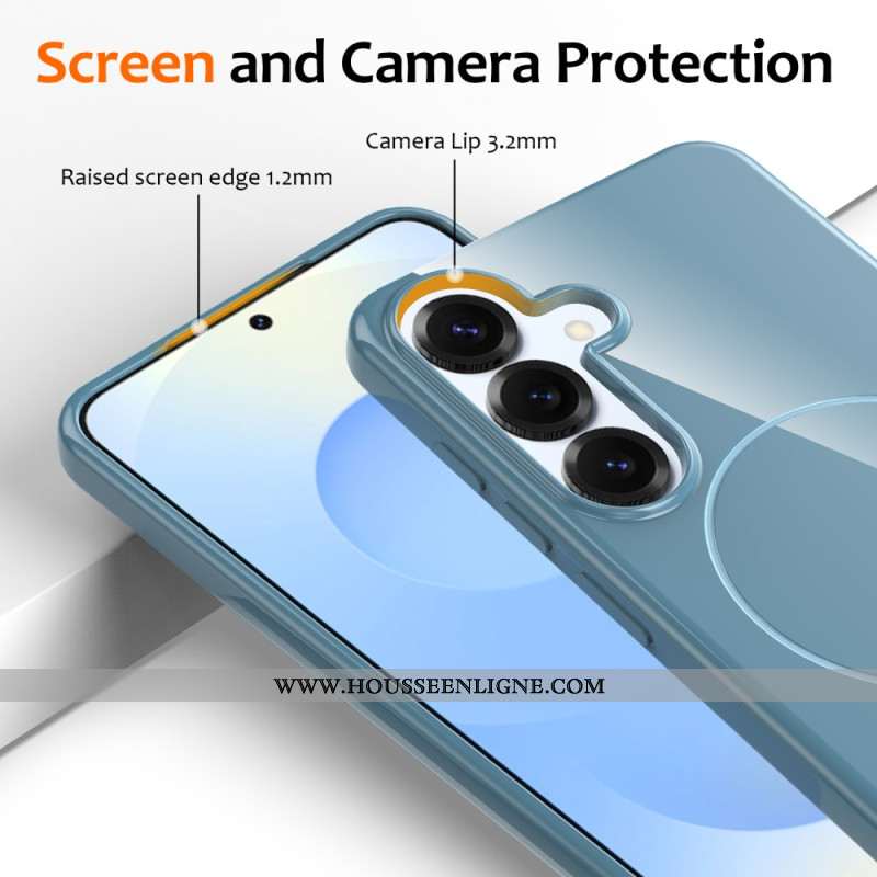 Coque Samsung Galaxy S25 FE Compatible MagSafe avec Dragonne