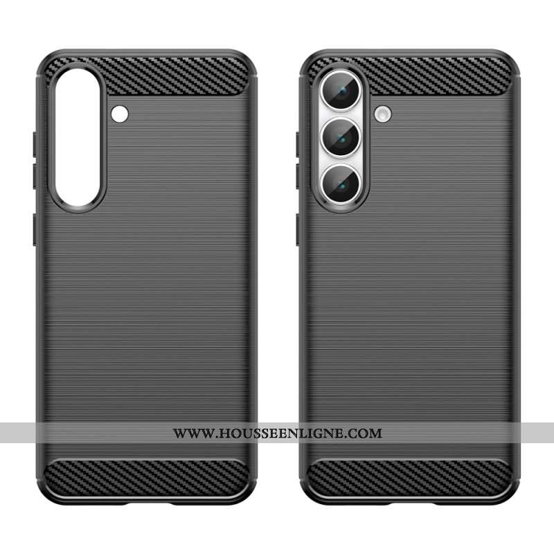 Coque Samsung Galaxy S25 FE Fibre Carbone Brossée