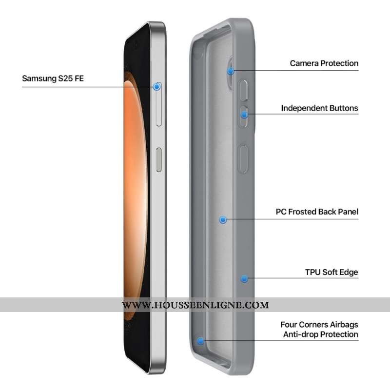 Coque Samsung Galaxy S25 FE Hybride Givrée