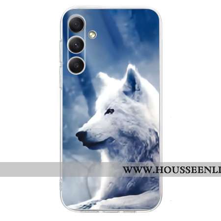 Coque Samsung Galaxy S25 FE Loup Blanc