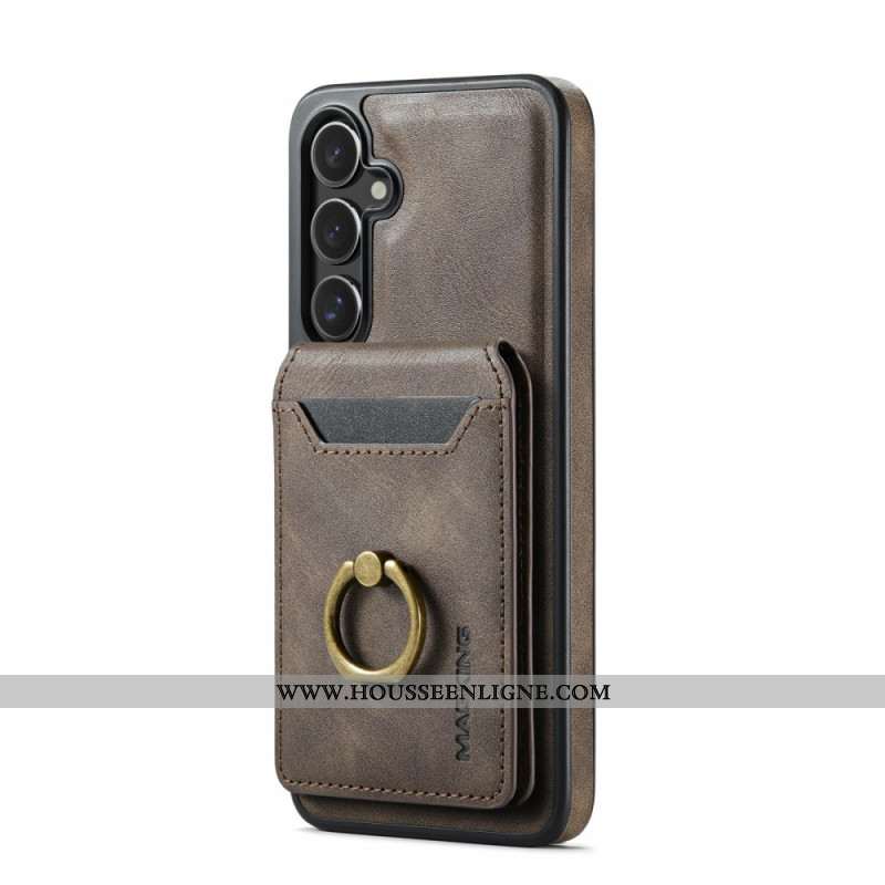 Coque Samsung Galaxy S25 FE Magnétique Porte-Cartes Détachable