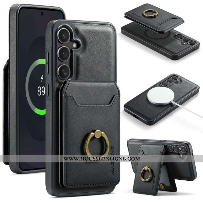 Coque Samsung Galaxy S25 FE Magnétique Porte-Cartes Détachable