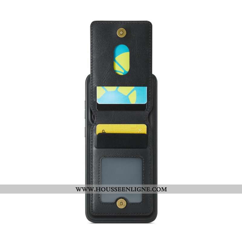 Coque Samsung Galaxy S25 FE Magnétique Porte-Cartes Détachable