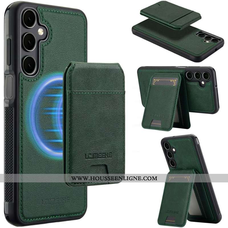 Coque Samsung Galaxy S25 FE Magnétique avec Porte-Cartes Détachable