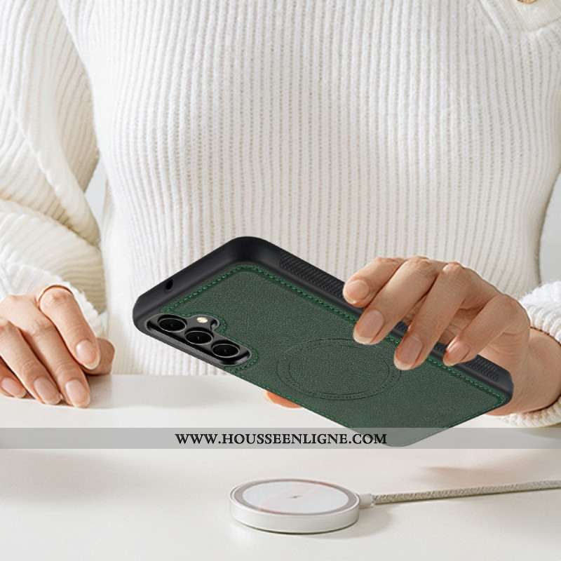 Coque Samsung Galaxy S25 FE Magnétique avec Porte-Cartes Détachable