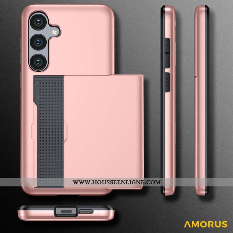 Coque Samsung Galaxy S25 FE Porte-Cartes Coulissant