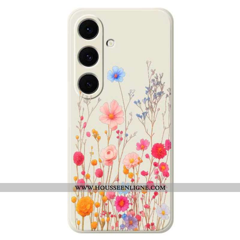 Coque Samsung Galaxy S25 FE Silicone Fleurs des Champs