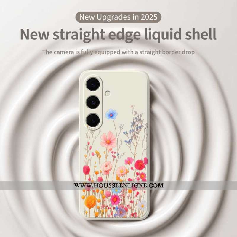 Coque Samsung Galaxy S25 FE Silicone Fleurs des Champs