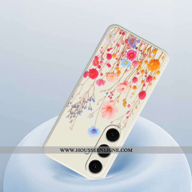 Coque Samsung Galaxy S25 FE Silicone Fleurs des Champs