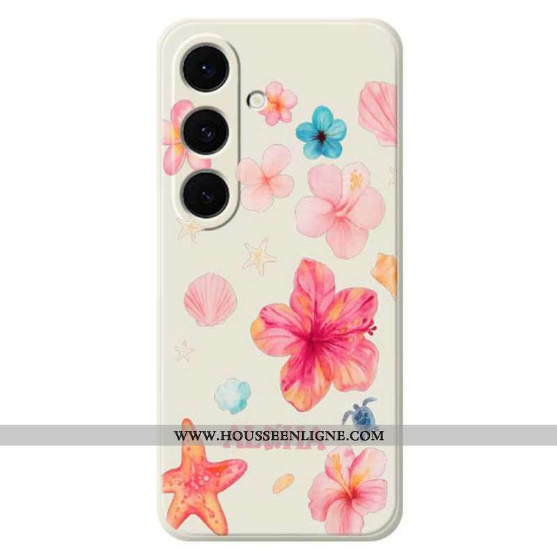 Coque Samsung Galaxy S25 FE Silicone Florale
