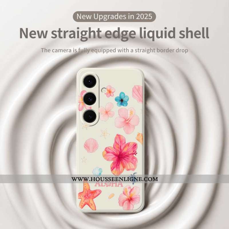 Coque Samsung Galaxy S25 FE Silicone Florale