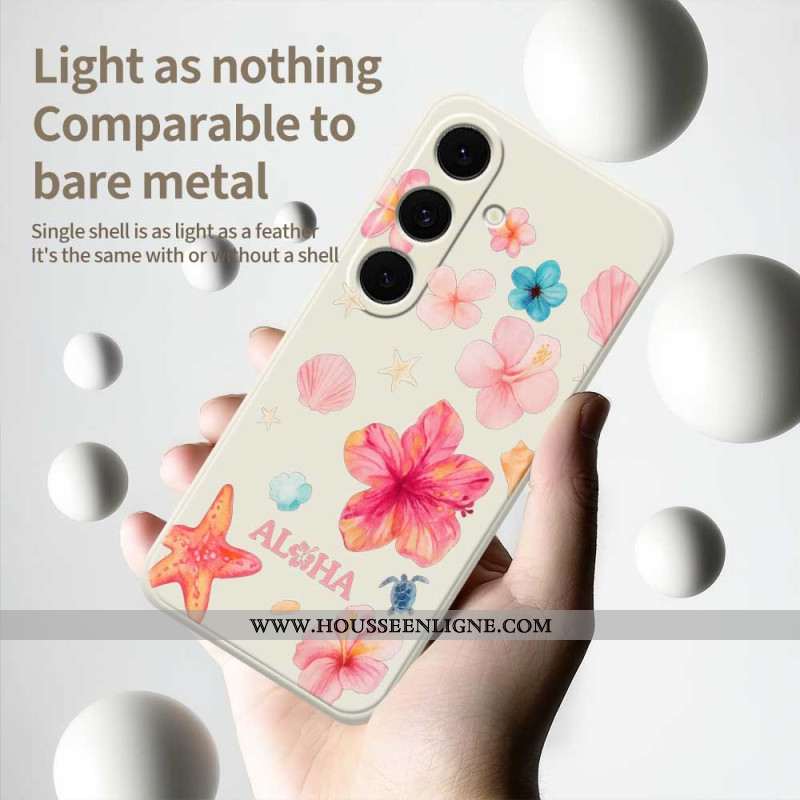 Coque Samsung Galaxy S25 FE Silicone Florale