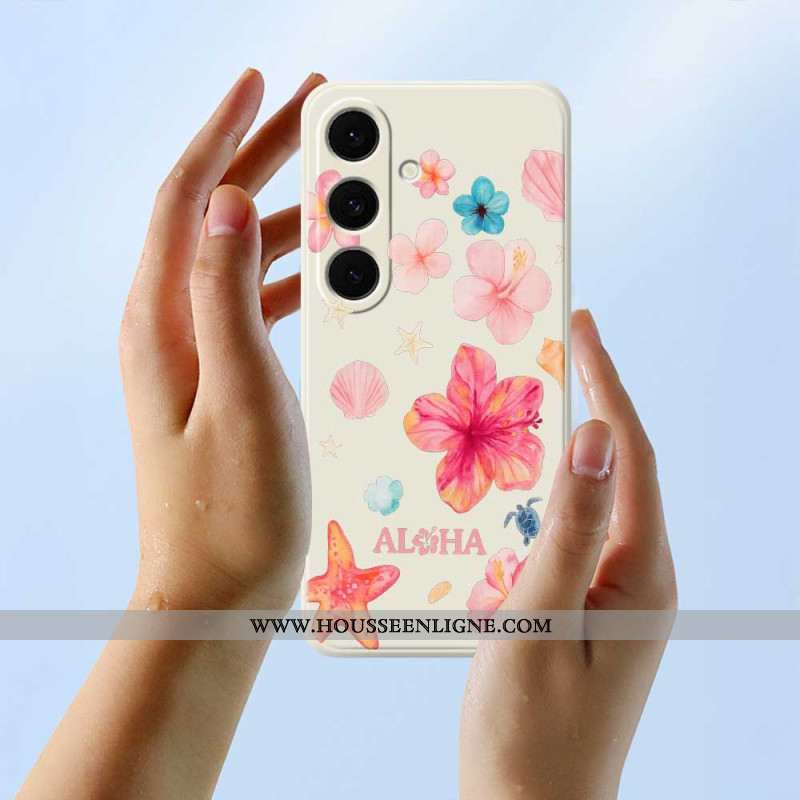 Coque Samsung Galaxy S25 FE Silicone Florale