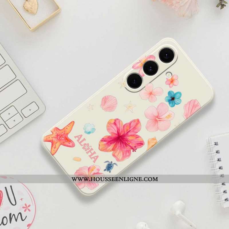 Coque Samsung Galaxy S25 FE Silicone Florale
