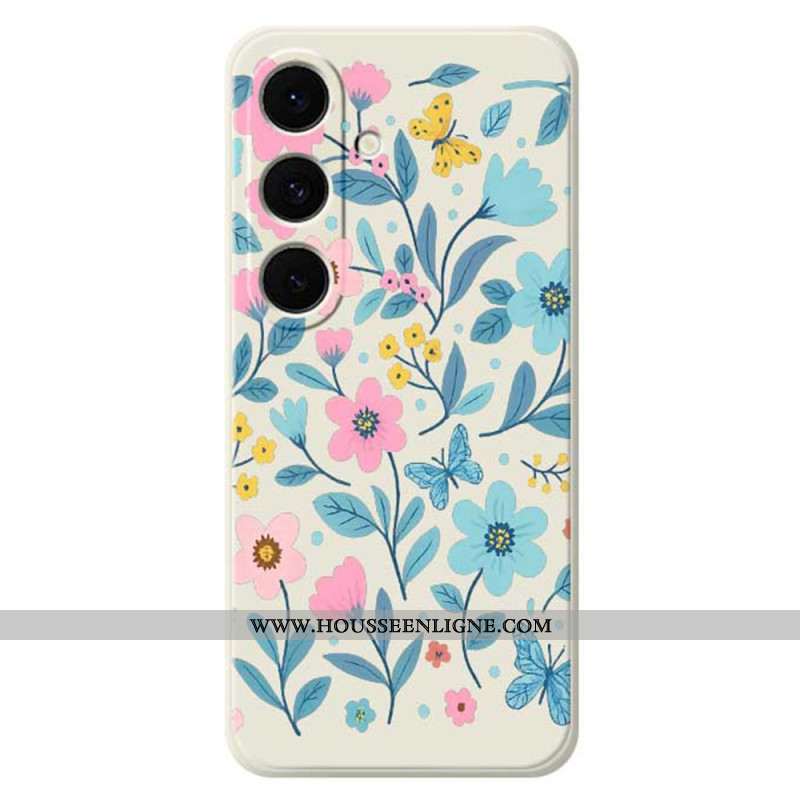 Coque Samsung Galaxy S25 FE Silicone Floralie