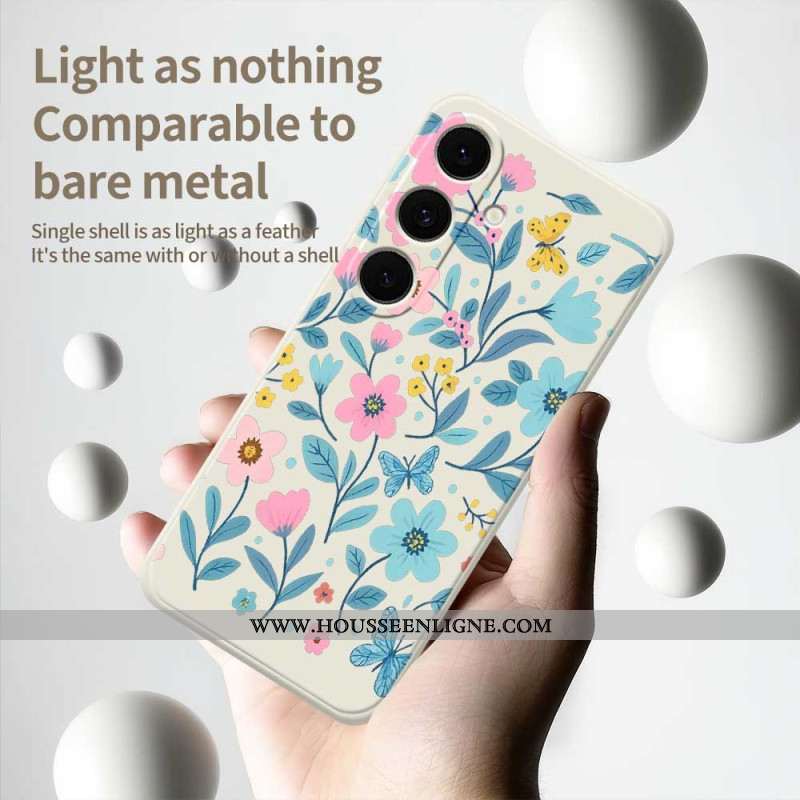 Coque Samsung Galaxy S25 FE Silicone Floralie