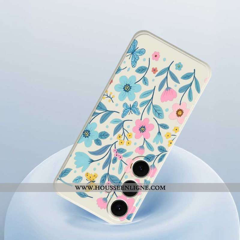 Coque Samsung Galaxy S25 FE Silicone Floralie