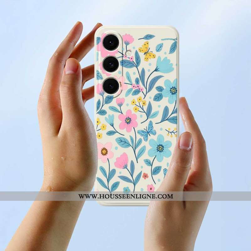Coque Samsung Galaxy S25 FE Silicone Floralie