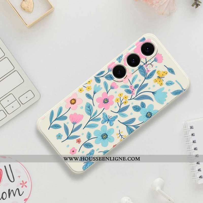 Coque Samsung Galaxy S25 FE Silicone Floralie