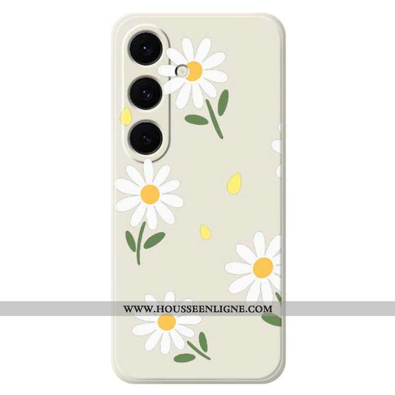 Coque Samsung Galaxy S25 FE Silicone Marguerites