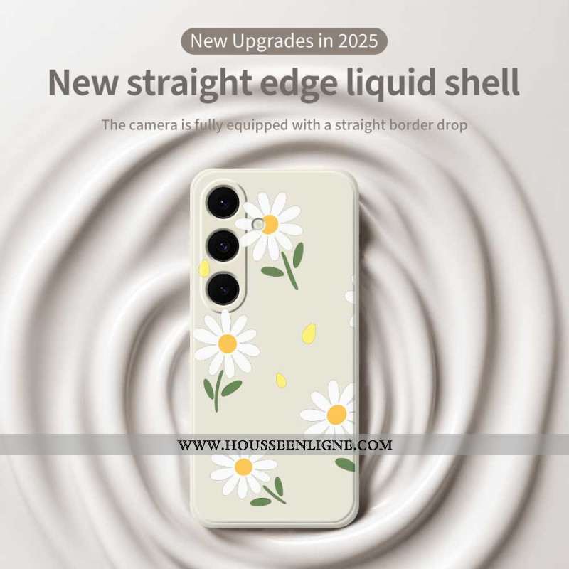 Coque Samsung Galaxy S25 FE Silicone Marguerites