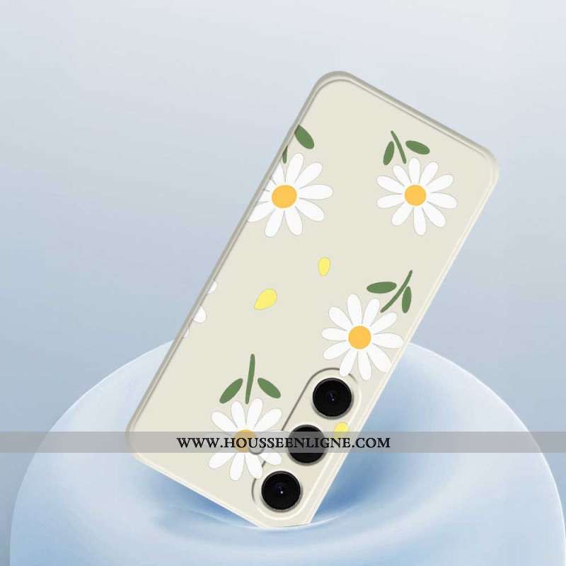 Coque Samsung Galaxy S25 FE Silicone Marguerites