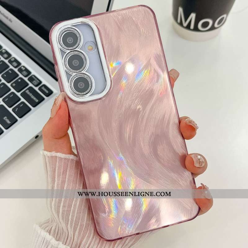 Coque Samsung Galaxy S25 Nacrée avec Film Protecteur