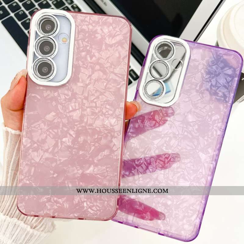 Coque Samsung Galaxy S25 Nacrée avec Film Protecteur